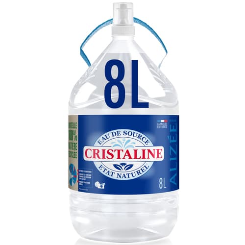 Cristaline Fontaine 8 L Eau de source plate