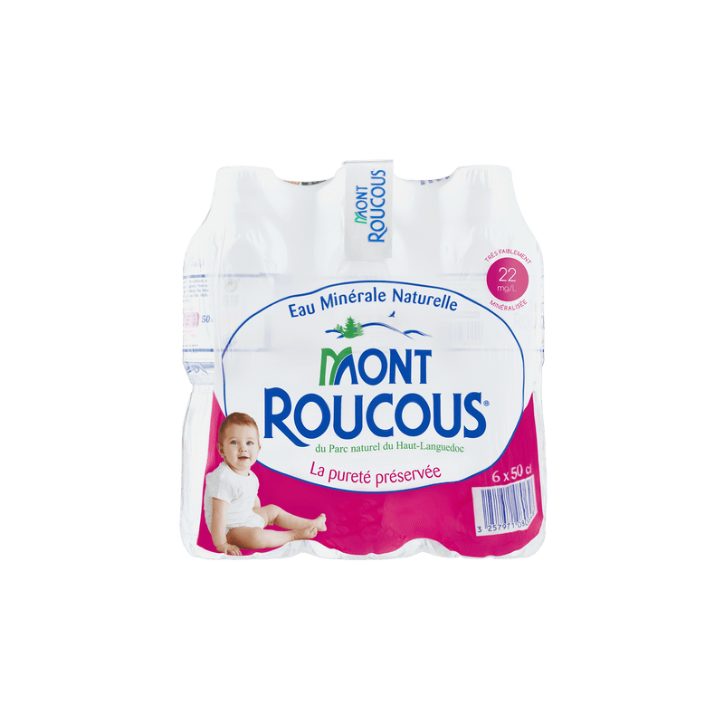 Mont Roucous 6 × 50 cl Eau minérale naturelle
